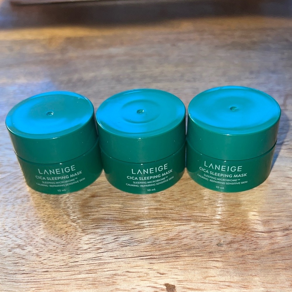 LANEIGE Cica Sleeping Mask - Bundle of 3 Minis